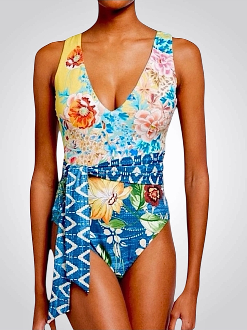 Johnny Was Nessa Tie Front One Piece